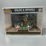 Funko Pop! Moments Disney The Jungle Book Baloo & Mowgli Deluxe Figure #1490!