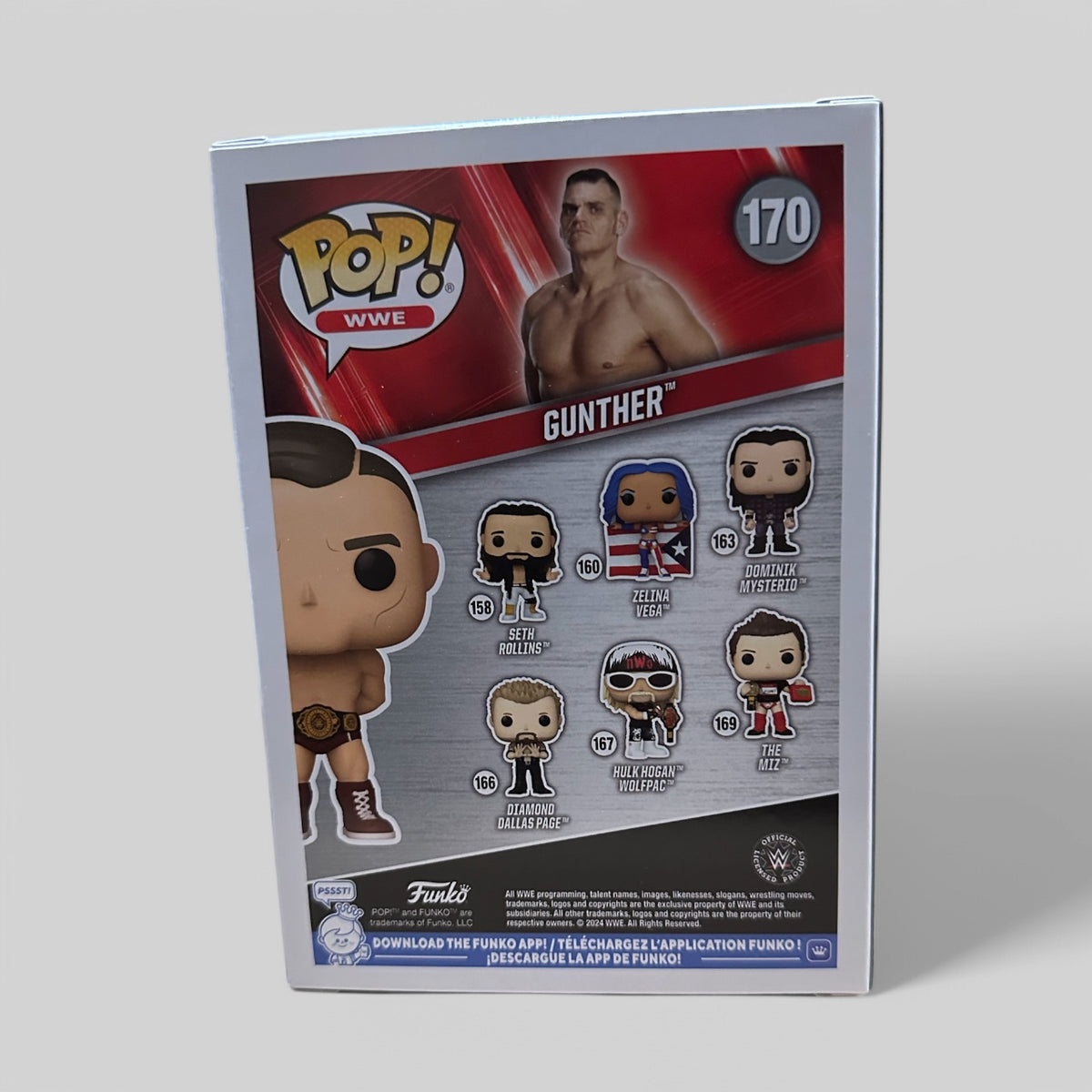 Funko Pop! WWE Intercontinental Champion Gunther Figure #170!