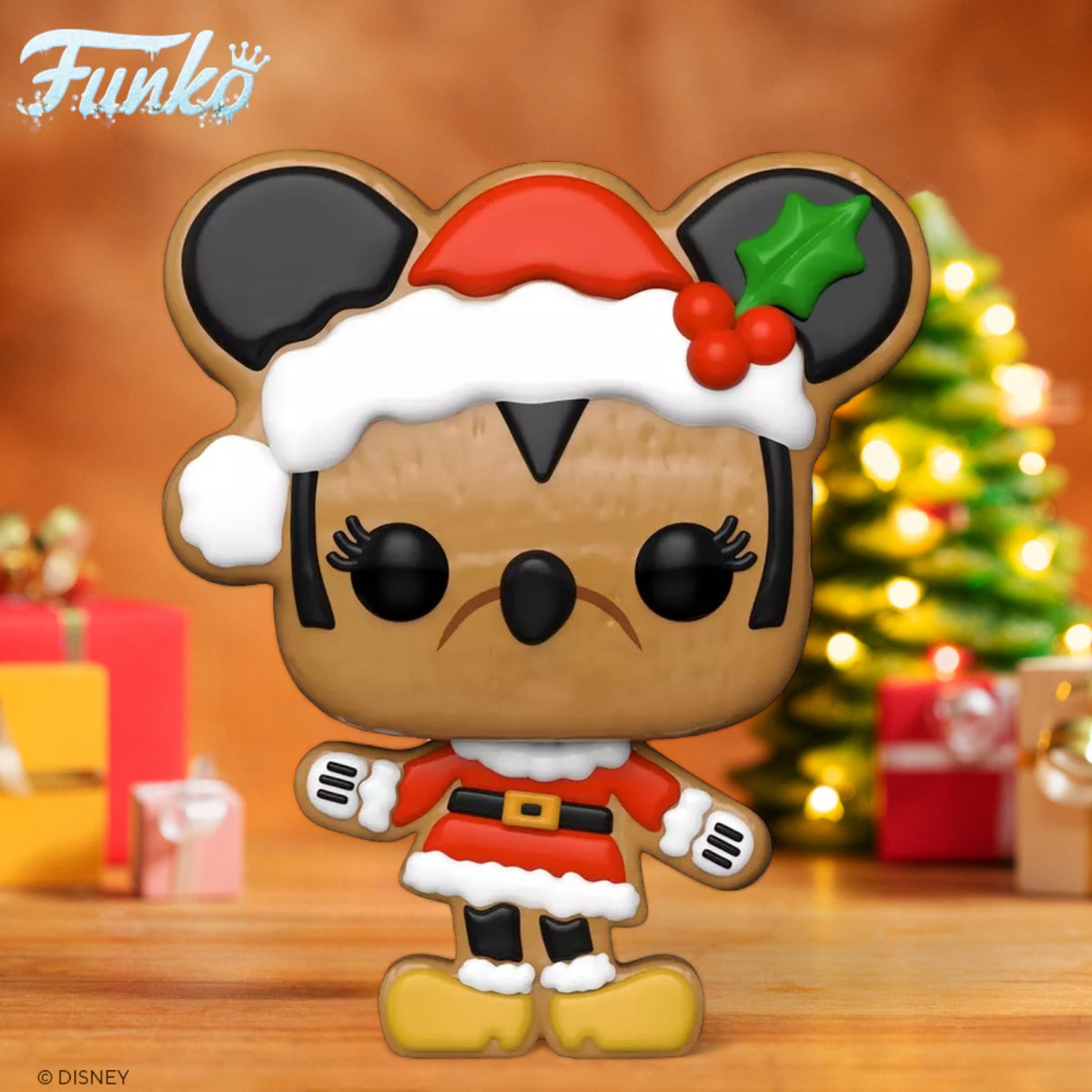 Funko Pop! Disney Holiday Minnie Mouse Gingerbread Figure #1225!
