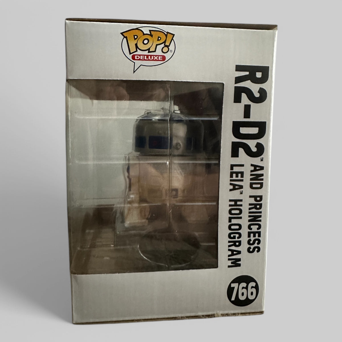 Funko POP! Star Wars R2-D2 and Princess Leia Hologram Figure #766!