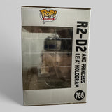 Funko POP! Star Wars R2-D2 and Princess Leia Hologram Figure #766!