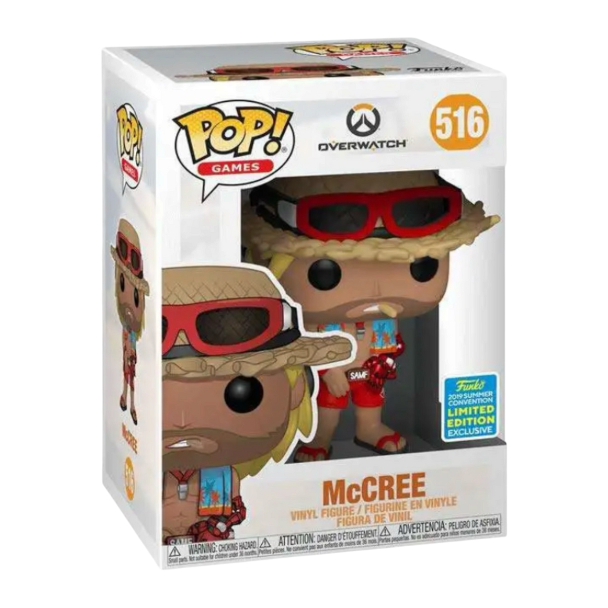 Funko POP! Overwatch McCree Summer Convention Exclusive Figure #516!