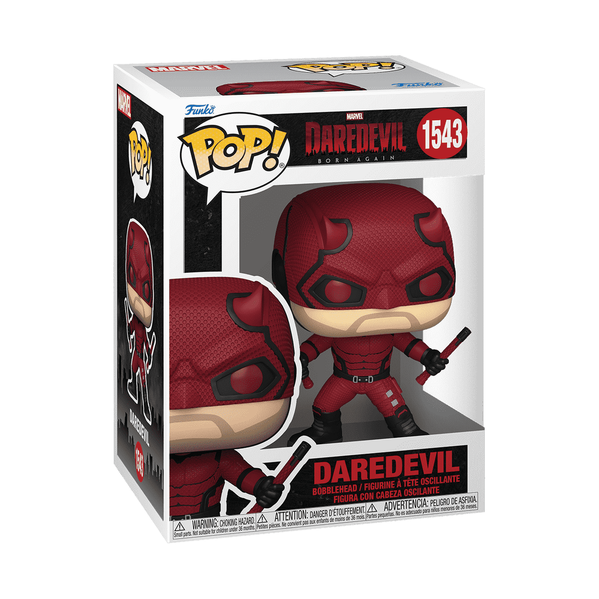 Funko Pop! Marvel Daredevil (Born Again) Figure #1543!