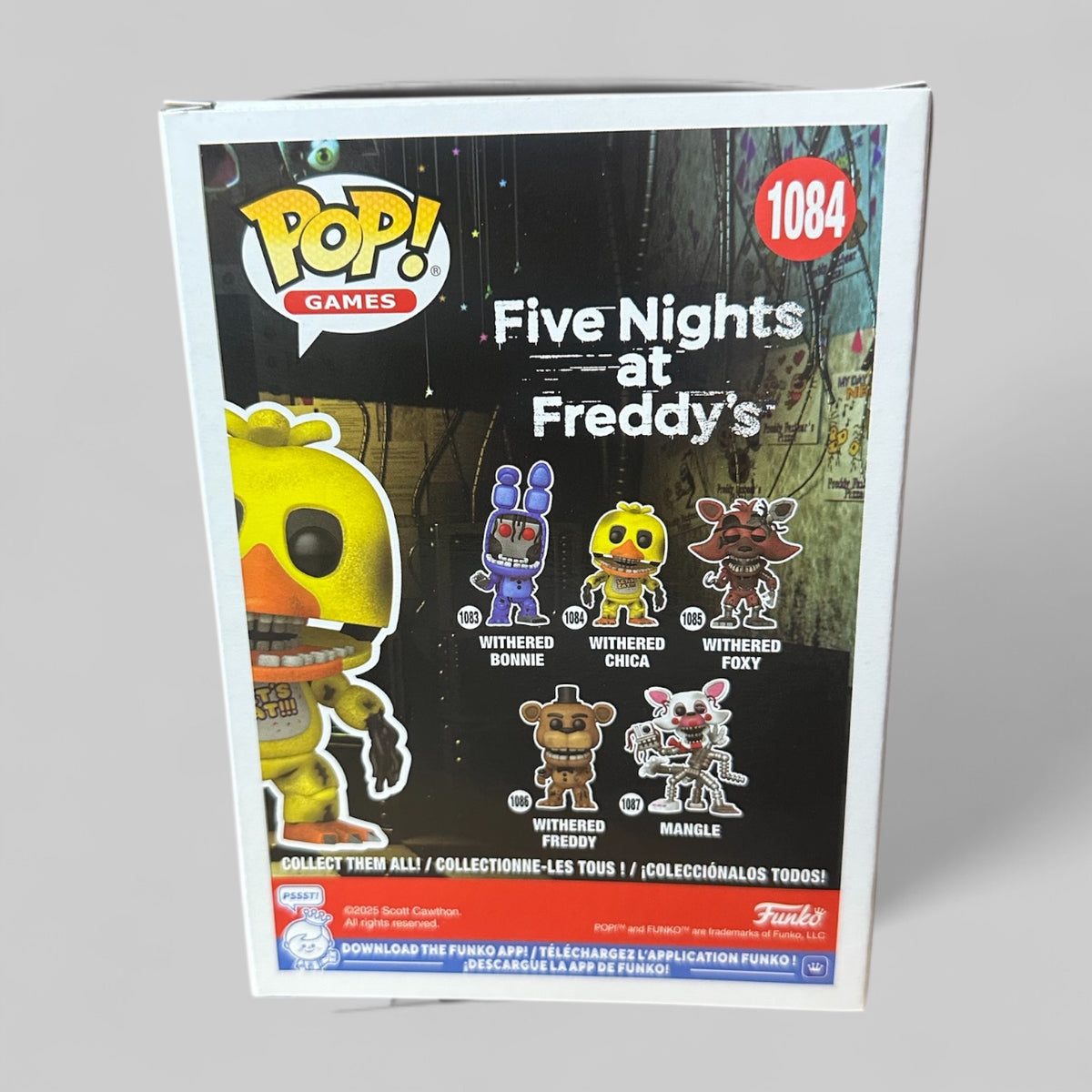 Funko POP! FNAF Five Nights At Freddy’s Withered Chica Figure #1084