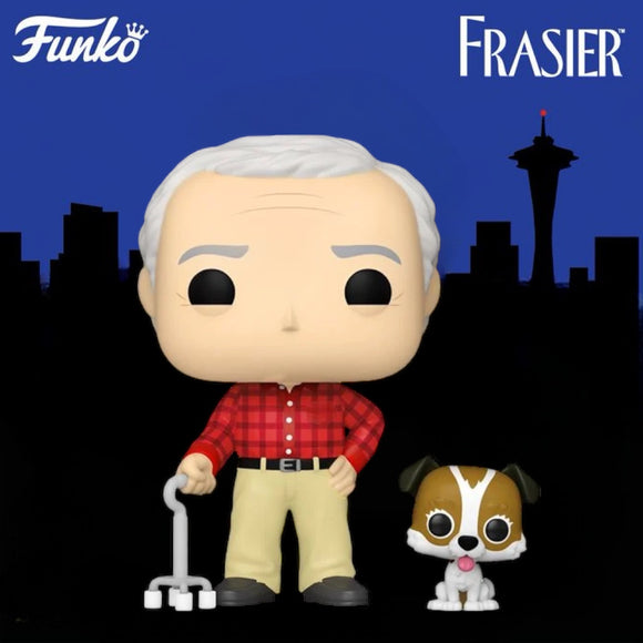 Funko POP! Television Frasier - Martin & Eddie Figure #1134!