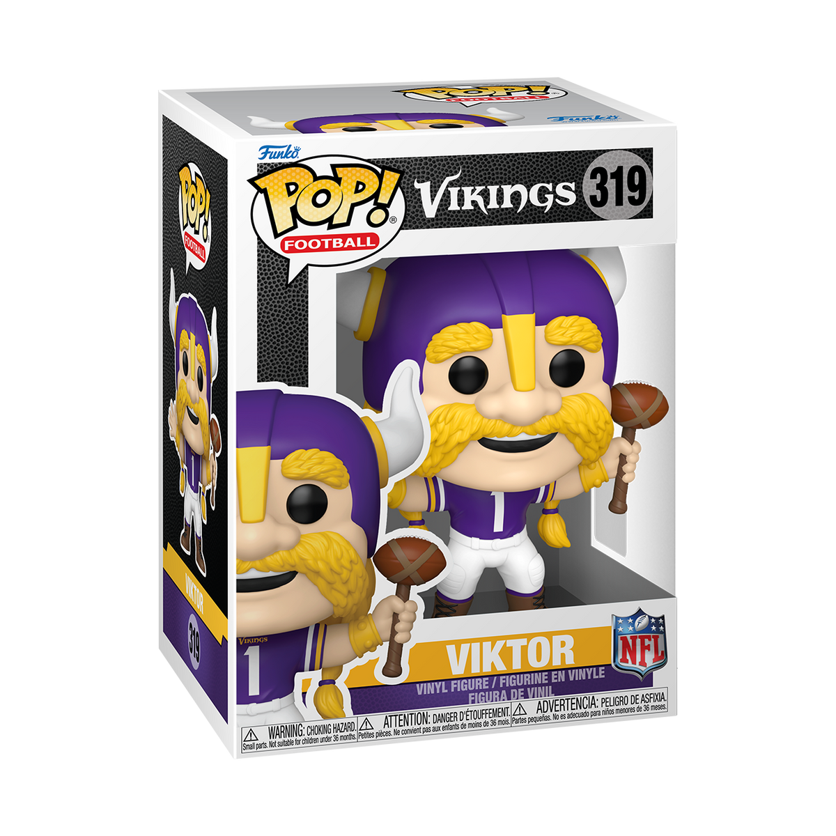 Funko Pop! NFL Mascots: Minnesota Vikings Viktor Figure #319!