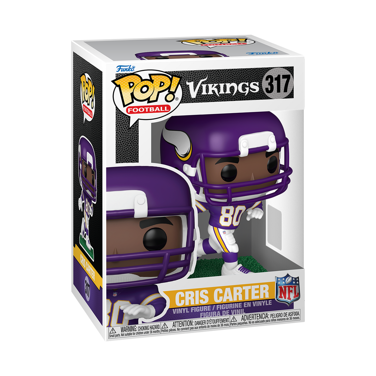 Funko Pop! NFL Legends Minnesota Vikings Cris Carter Figure #317!