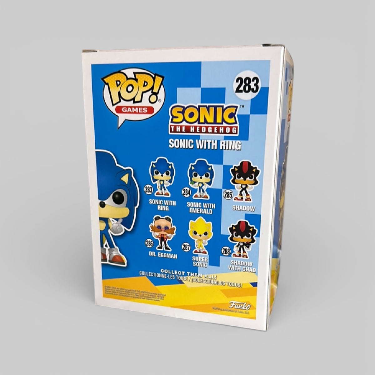Funko Pop! Games Classic Sonic With Ring Figure #283