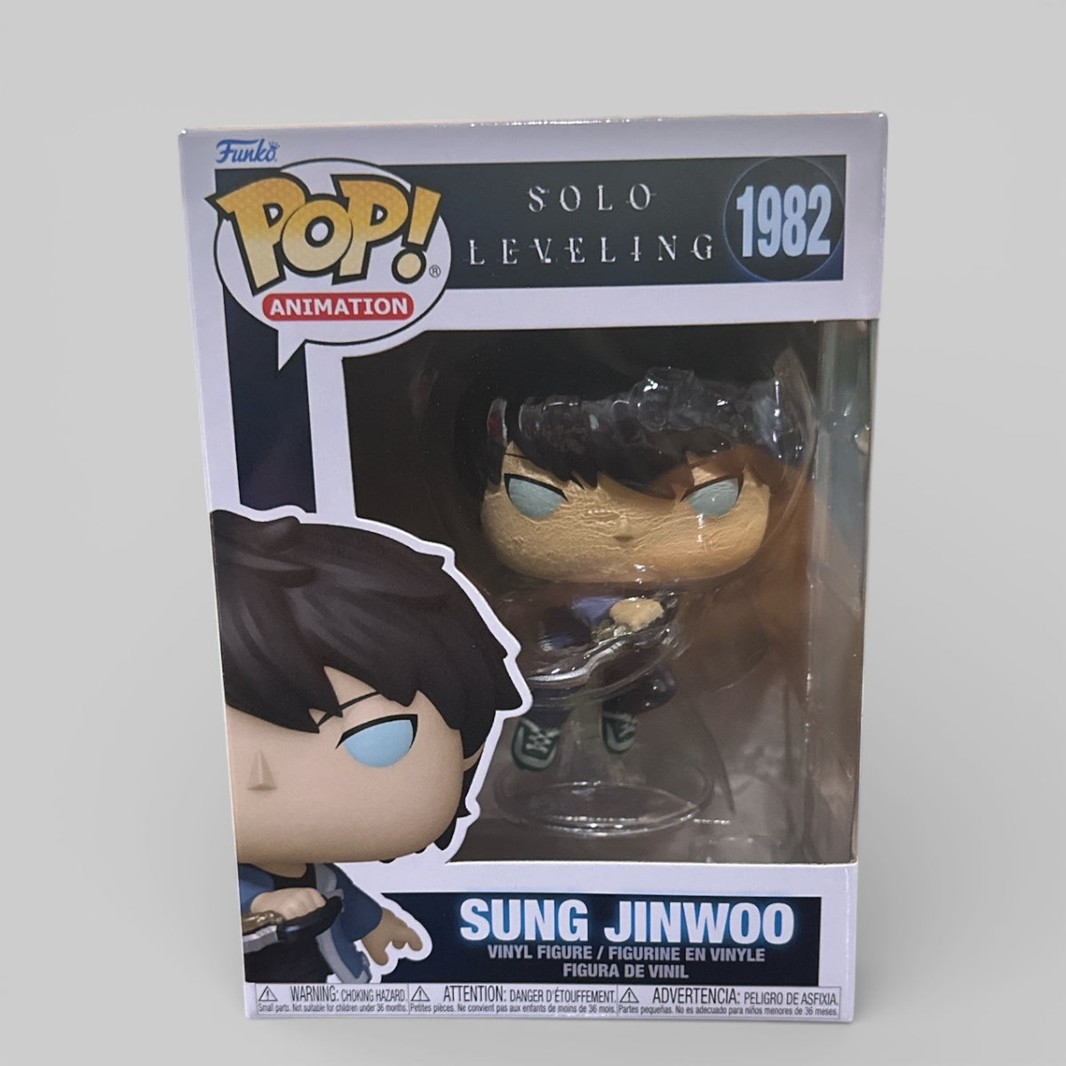 Funko POP! Anime Solo Leveling Sung Jinwoo Figure #1982!