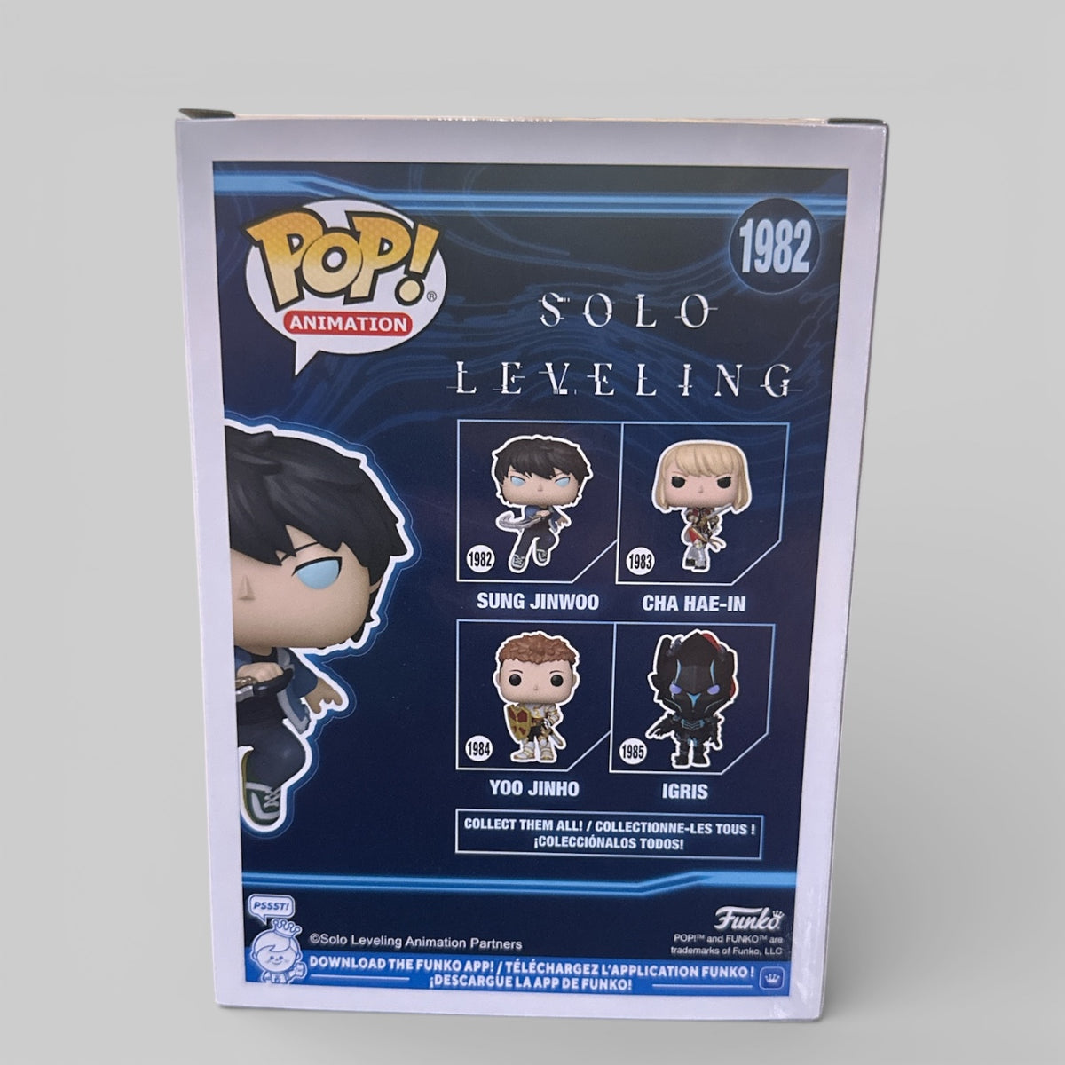 Funko POP! Anime Solo Leveling Sung Jinwoo Figure #1982!