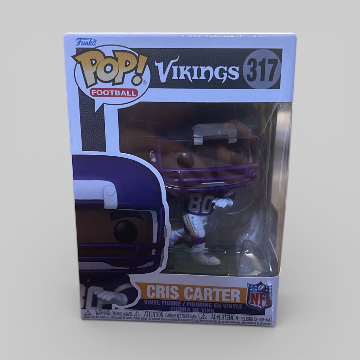 Funko Pop! NFL Legends Minnesota Vikings Cris Carter Figure #317!