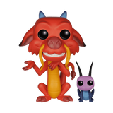 Funko Pop! Disney Mulan Mushu & Cricket Figure #167!