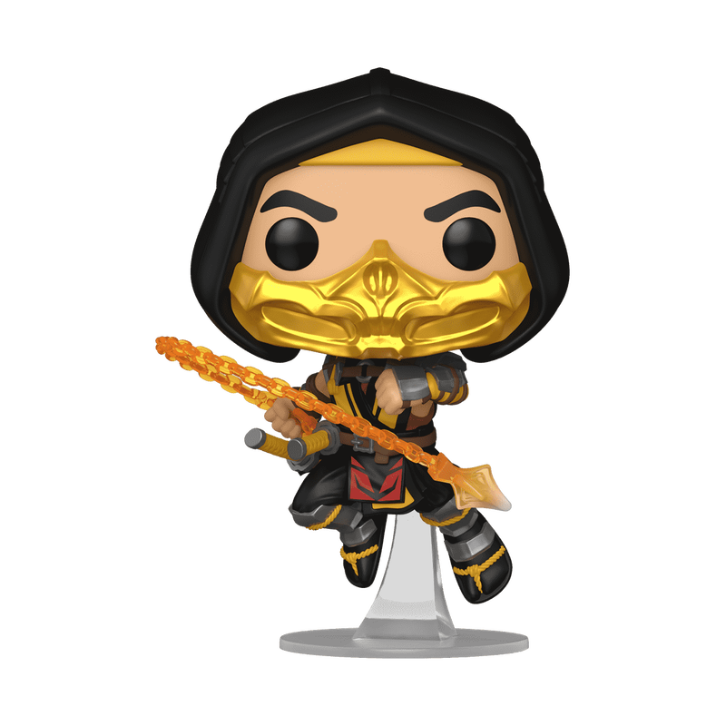 Funko POP! Video Games Mortal Kombat 11 Scorpion Fatality Figure #1072!