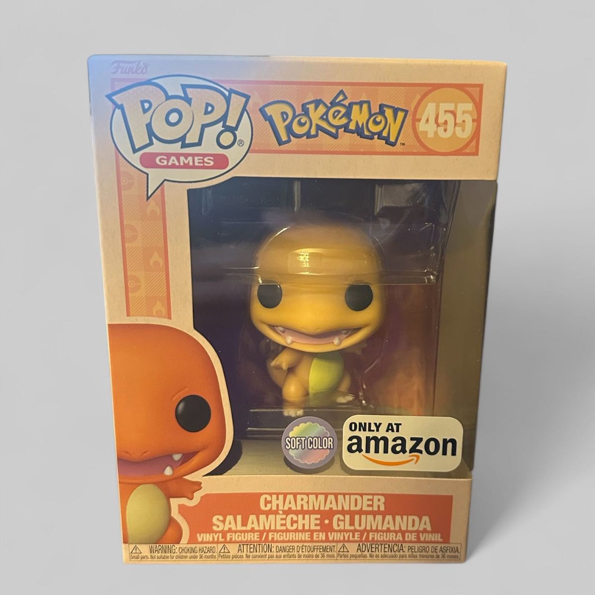 Funko POP! Pokemon Soft Color Charmander Exclusive Figure #455!