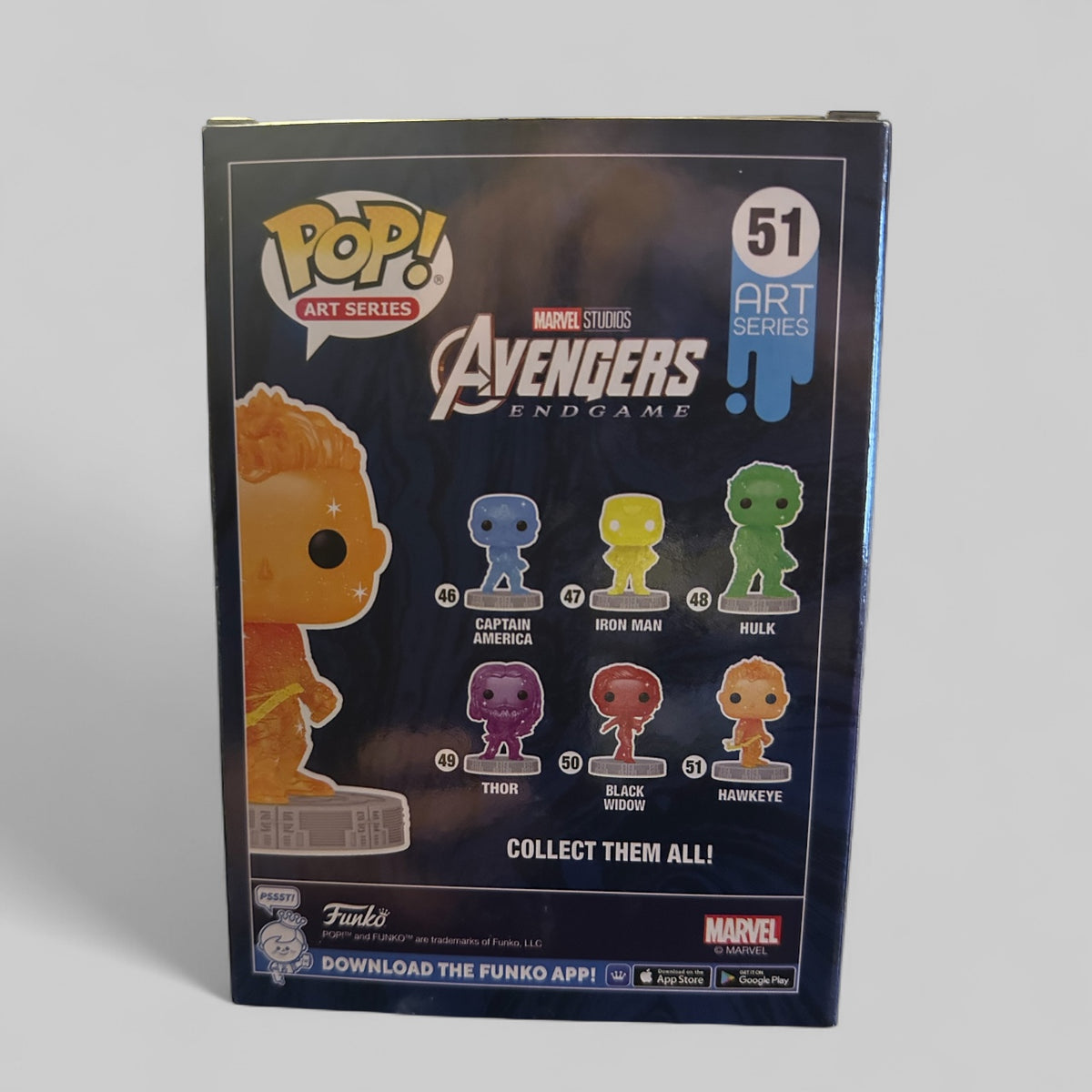 Funko POP! Marvel Infinity Saga Art Series Hawkeye Figure #51!