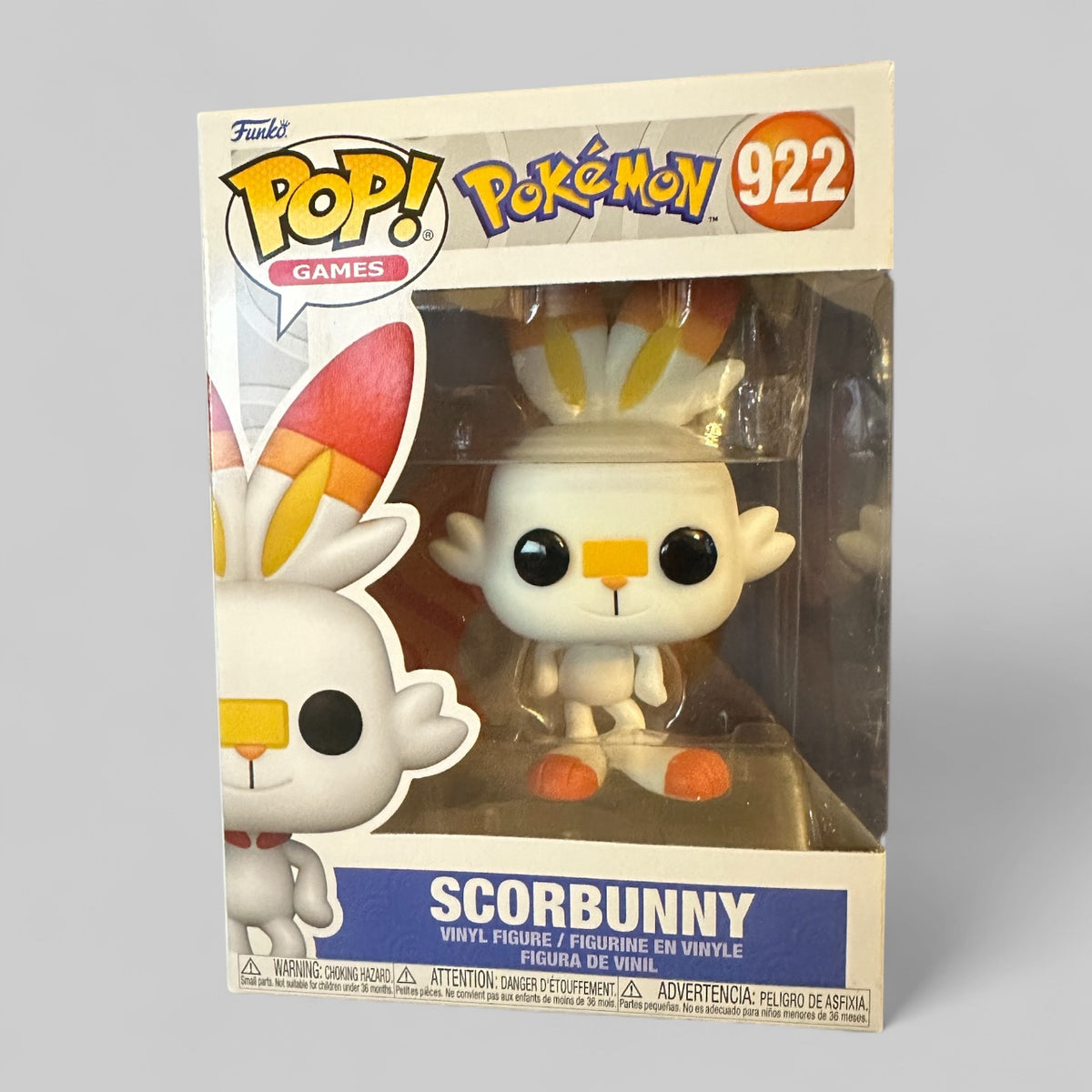 Funko POP! Pokemon Scorbunny Figure #922!