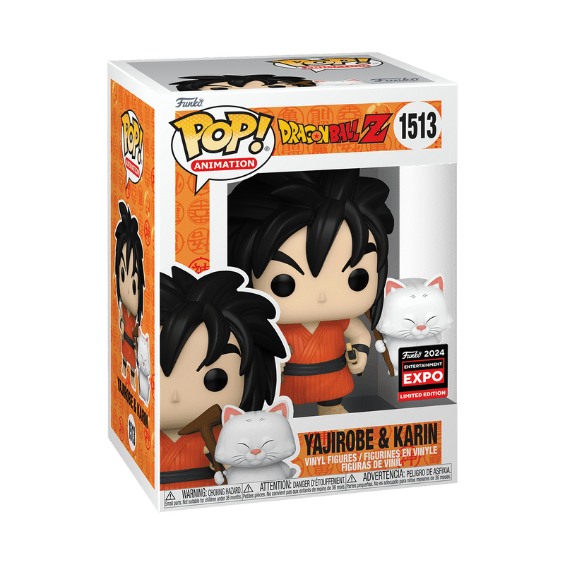 Funko POP! Anime Dragonball Z Yajirobe & Karin Exclusive Figure #1513!
