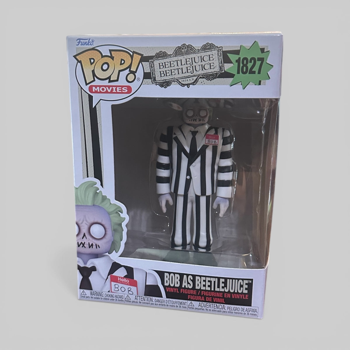 Funko POP! Horror Beetlejuice Bob as Beetlejuice Figure #1827!