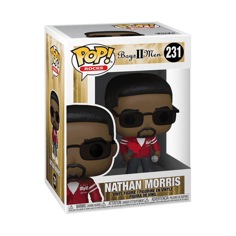 Funko POP! Rocks Boyz II Men Nathan Morris Music Figure #231!