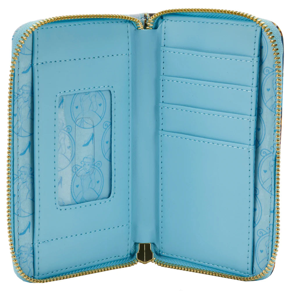 Loungefly Disney Cinderella & Prince Charming Mouse Friends Ziparound Wallet