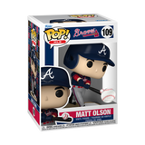 Funko Pop! MLB Matt Olson Atlanta Braves Baseball Figure #109!