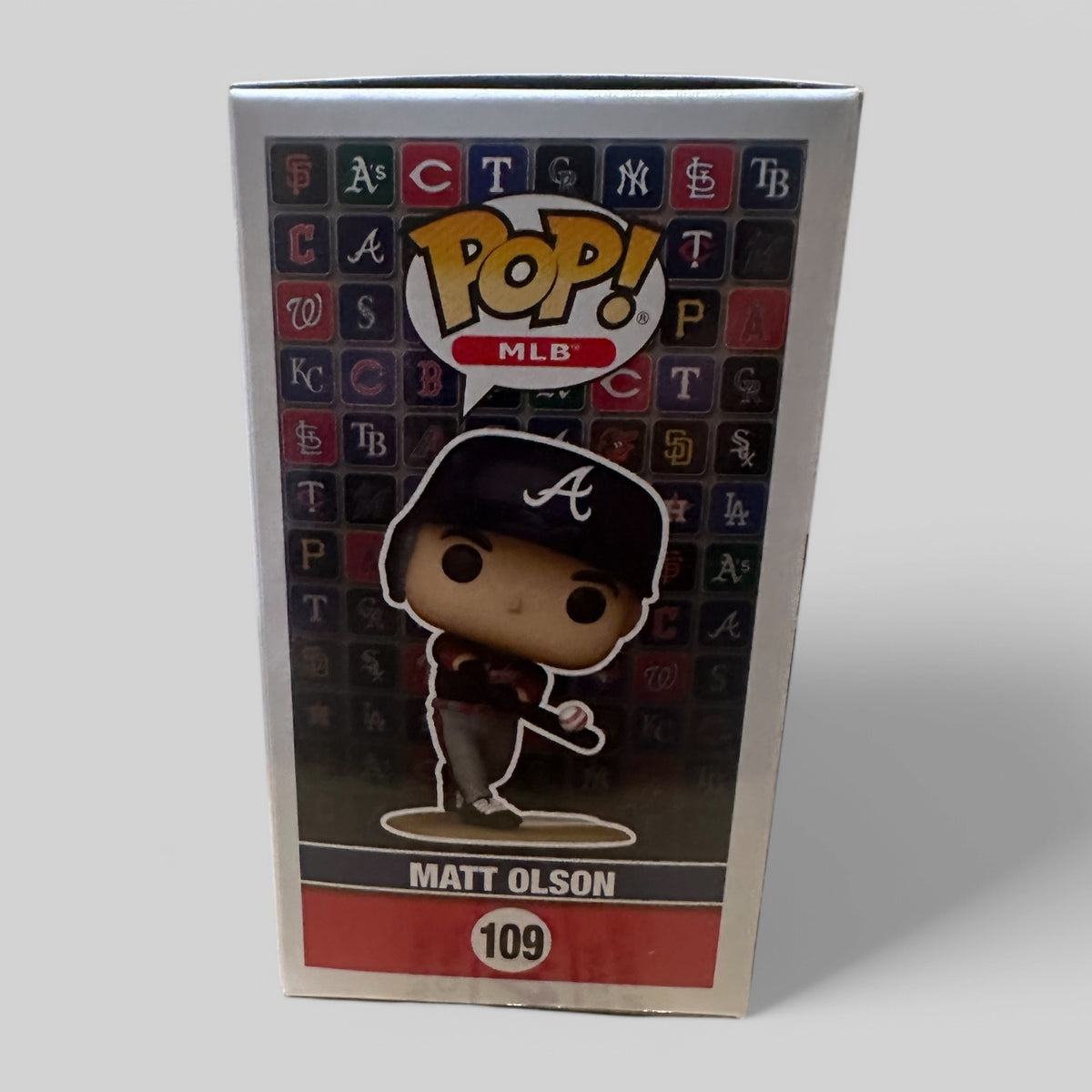 Funko Pop! MLB Matt Olson Atlanta Braves Baseball Figure #109!