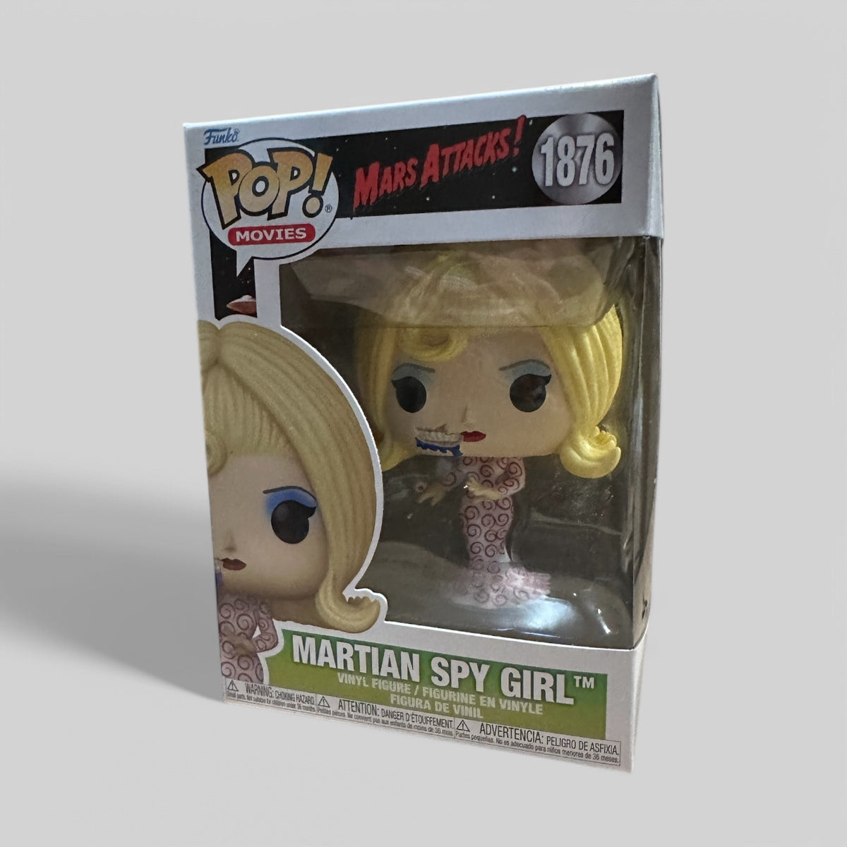 Funko POP! Horror Mars Attacks Martian Spy Girl Figure #1876!