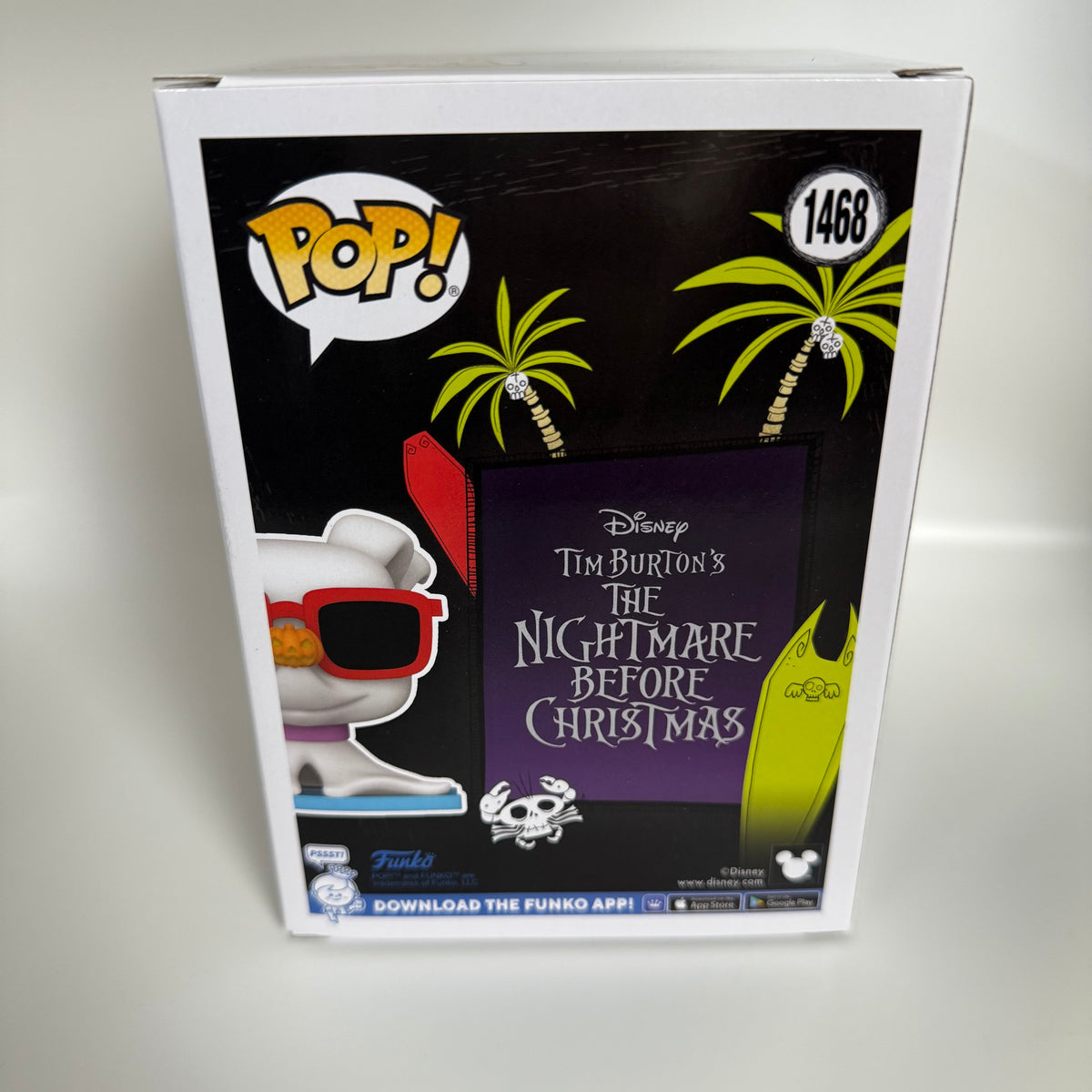 Funko Pop! Disney Nightmare Before Christmas Zero Summer 2024 Convention Limited Edition #1468!