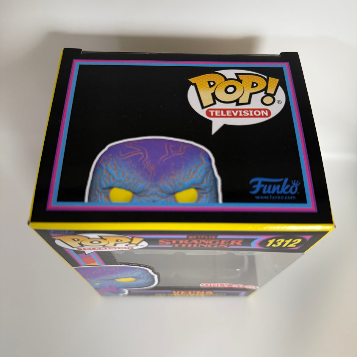 Funko POP! Netflix Stranger Things Season 4 Vecna Black Light Target Exclusive Figure #1312!