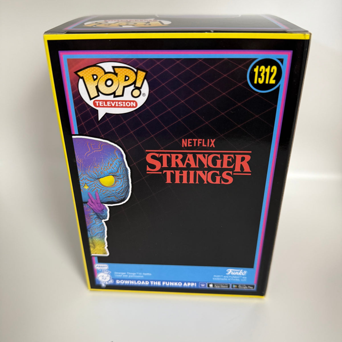 Funko POP! Netflix Stranger Things Season 4 Vecna Black Light Target Exclusive Figure #1312!