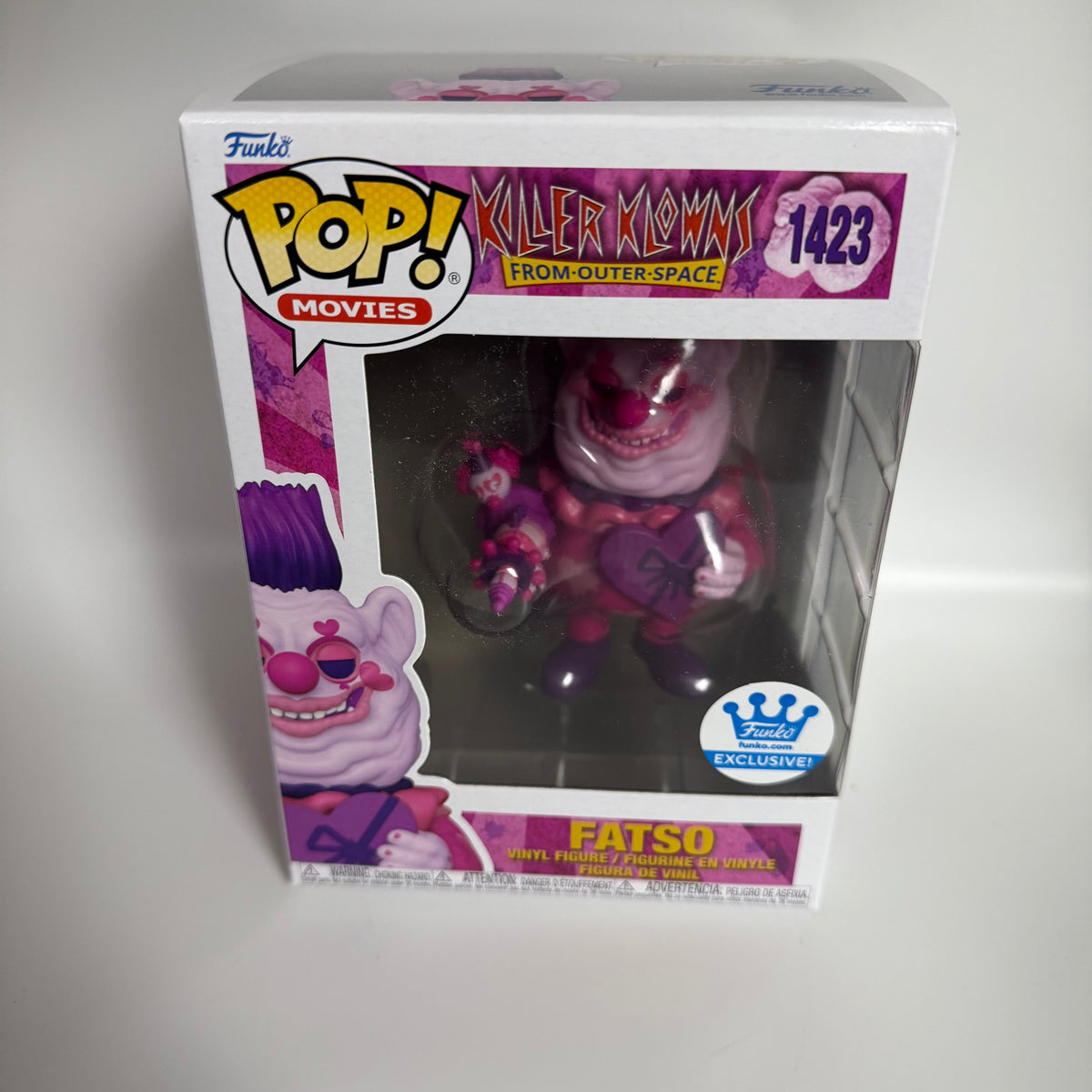 Funko POP! Horror Killer Klowns From Outer Space Fatso With Heart Box Exclusive Figure #1423!