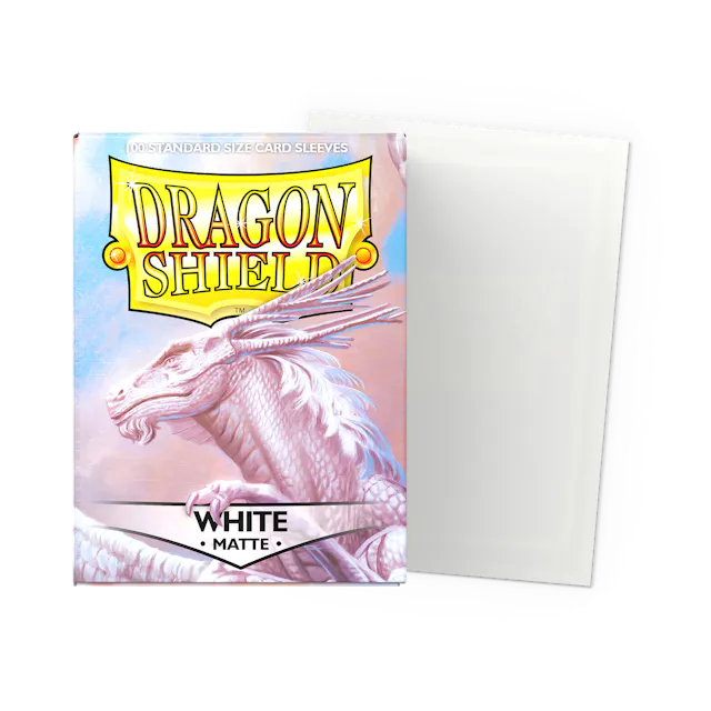 Dragon Shield - White - Matte Sleeves