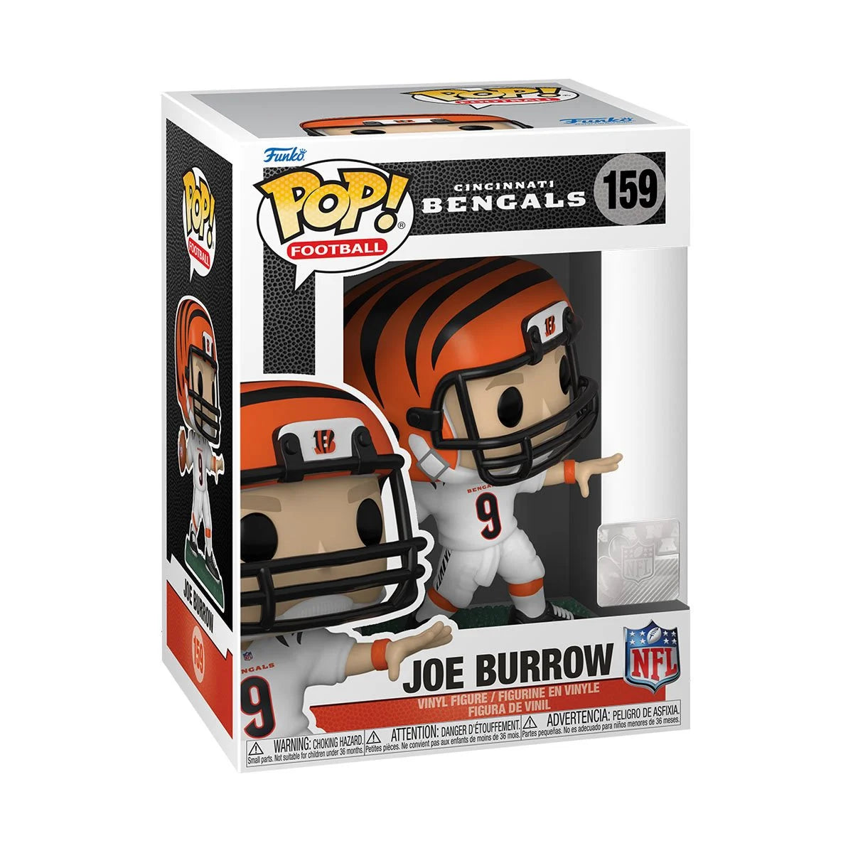 Funko POP! NFL Football Joe Burrow Cincinnati Bengals Figure #159