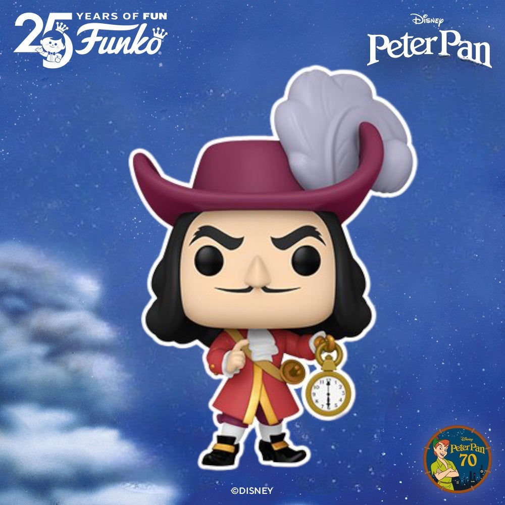 Funko Pop! Disney Peter Pan Captain Hook Figure #1348! – Lonestar Finds