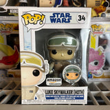 Funko POP! Star Wars Luke Skywalker Hoth with Pin Exclusive Figure #34