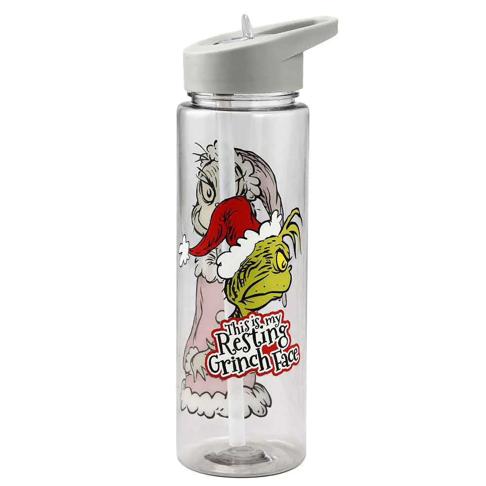 Dr Seuss Resting Grinch Face 24 oz. Water Bottle