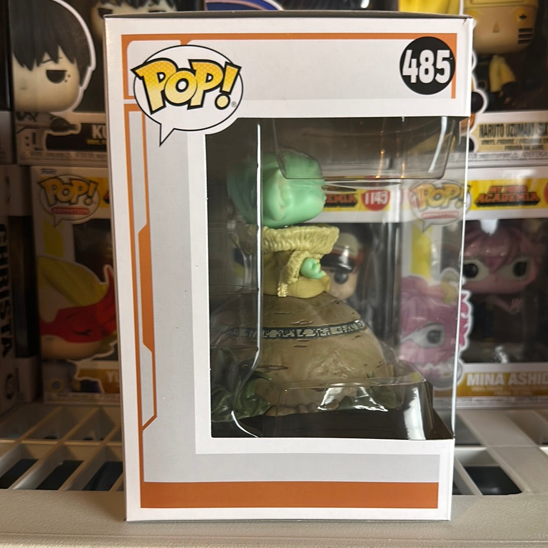 Funko POP! Star Wars The Mandalorian - Grogu Using the Force Deluxe Figure #485!