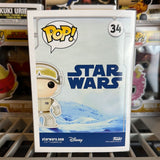 Funko POP! Star Wars Luke Skywalker Hoth with Pin Exclusive Figure #34