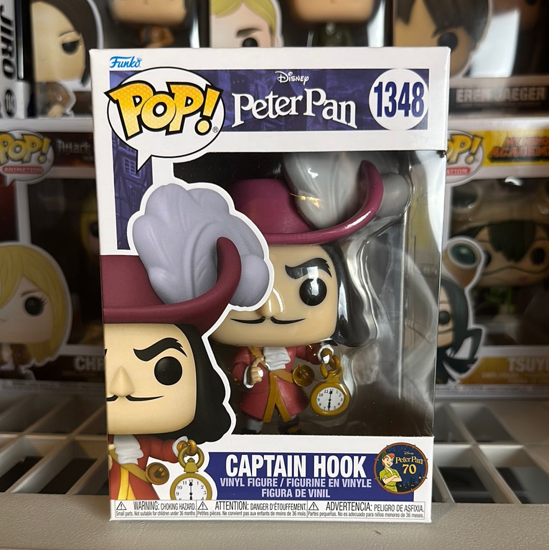 Funko Pop! Disney Peter Pan Captain Hook Figure #1348! – Lonestar Finds