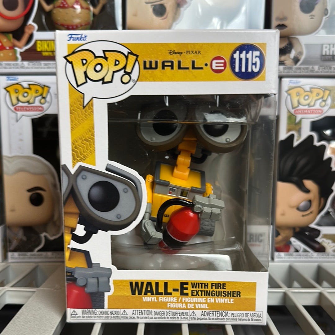 Funko Pop! Disney Pixar Wall-E With Fire Extinguisher Figure #1115!