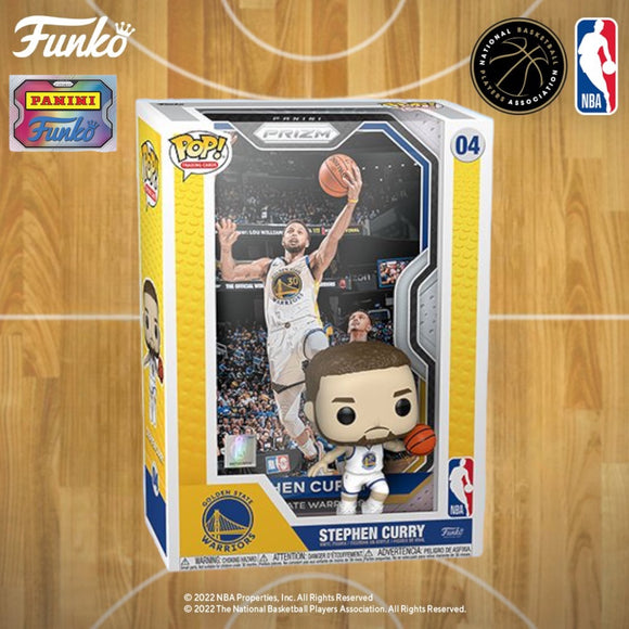 Funko Pop! NBA Trading Cards Panini Prizm Deluxe Stephen Curry Warriors Figure #04!