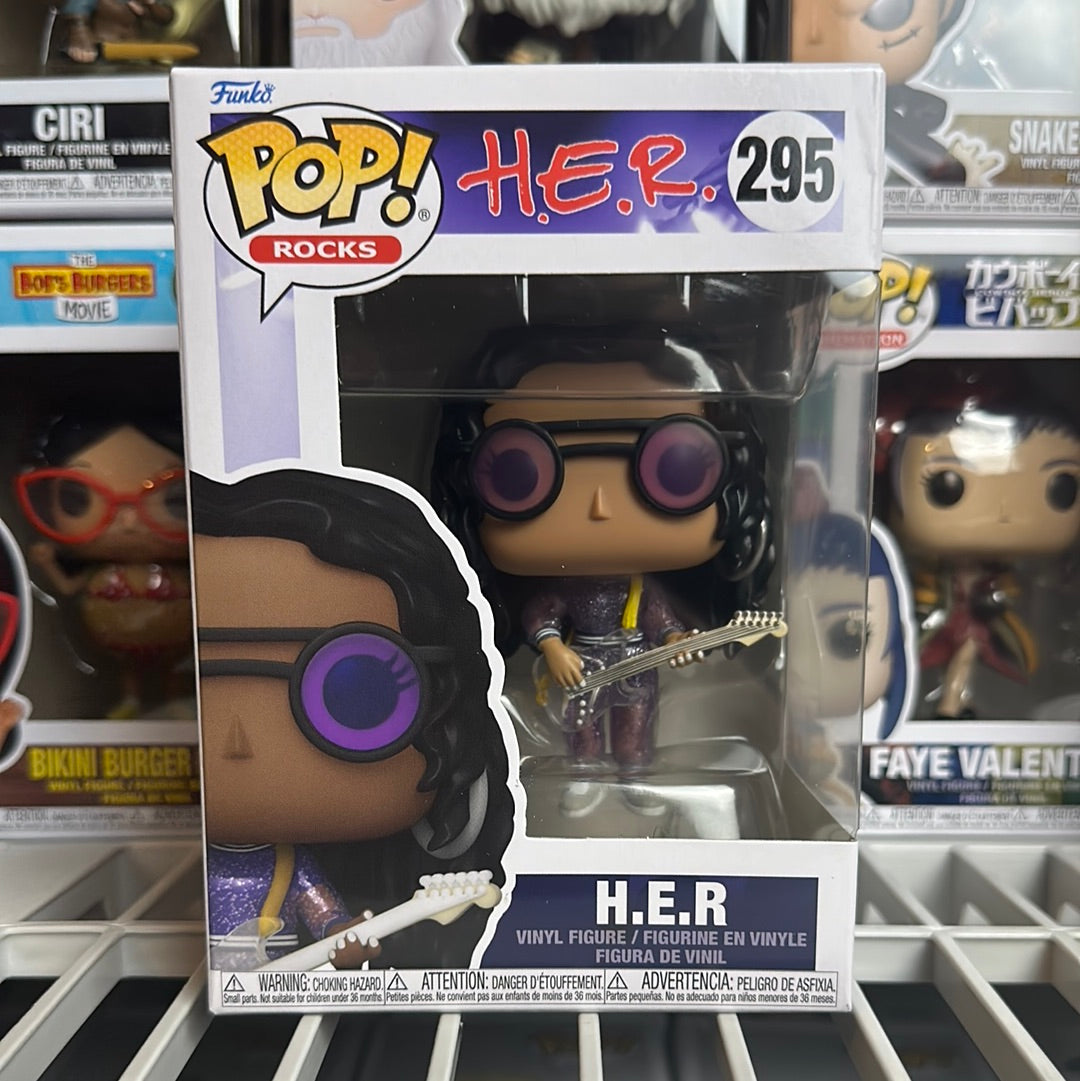Funko POP! Rocks H.E.R. with Guitar Music Figure #295!