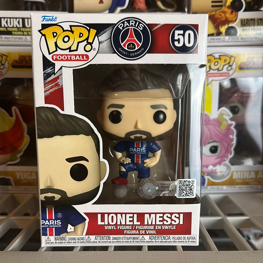 Funko POP! Football Soccer Lionel Messi Paris Saint Germain Figure #50 –  Lonestar Finds