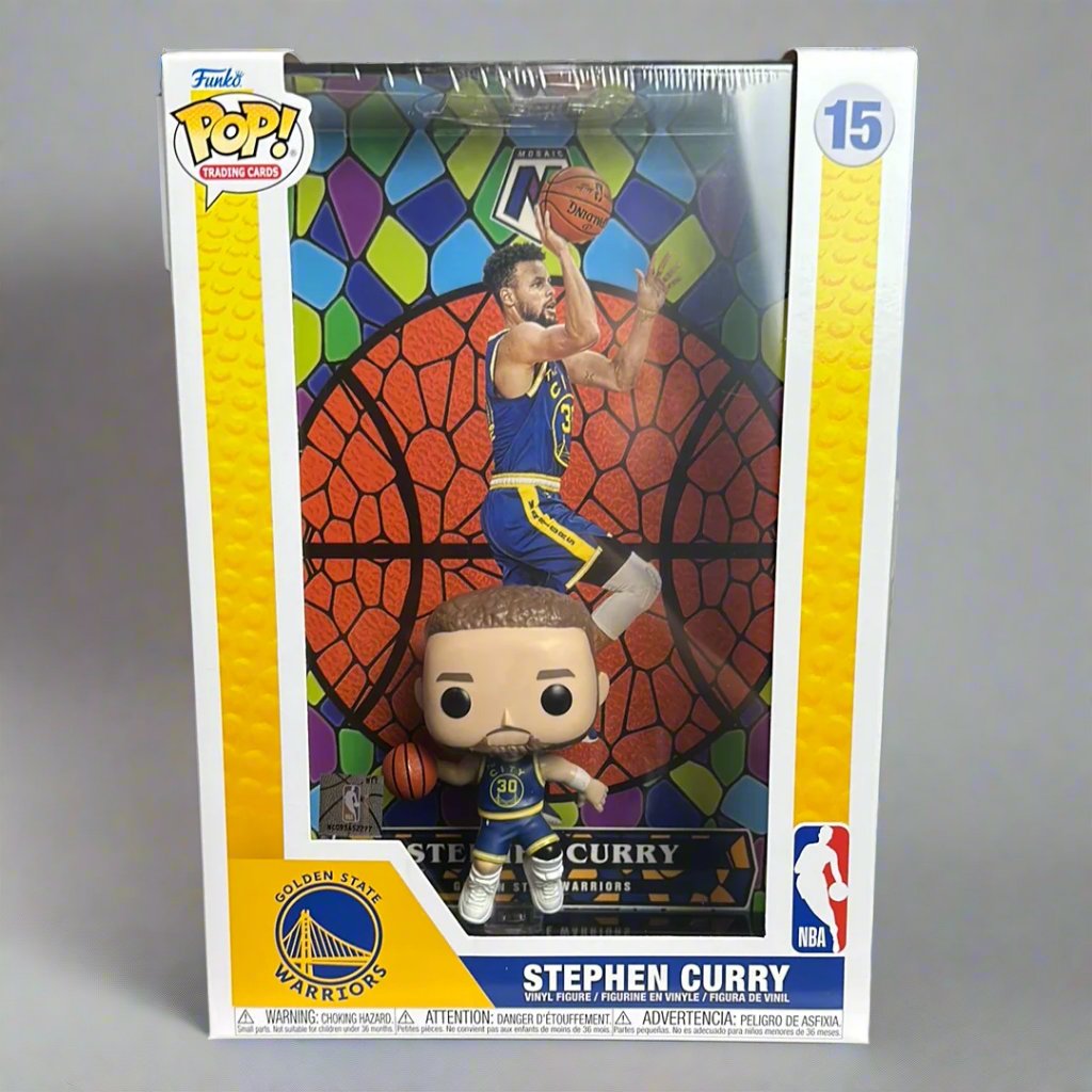 Funko Pop! NBA Trading Cards Mosaic Deluxe Stephen Curry Warriors
