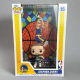 Funko Pop! NBA Trading Cards Mosaic Deluxe Stephen Curry Warriors Figure #15!