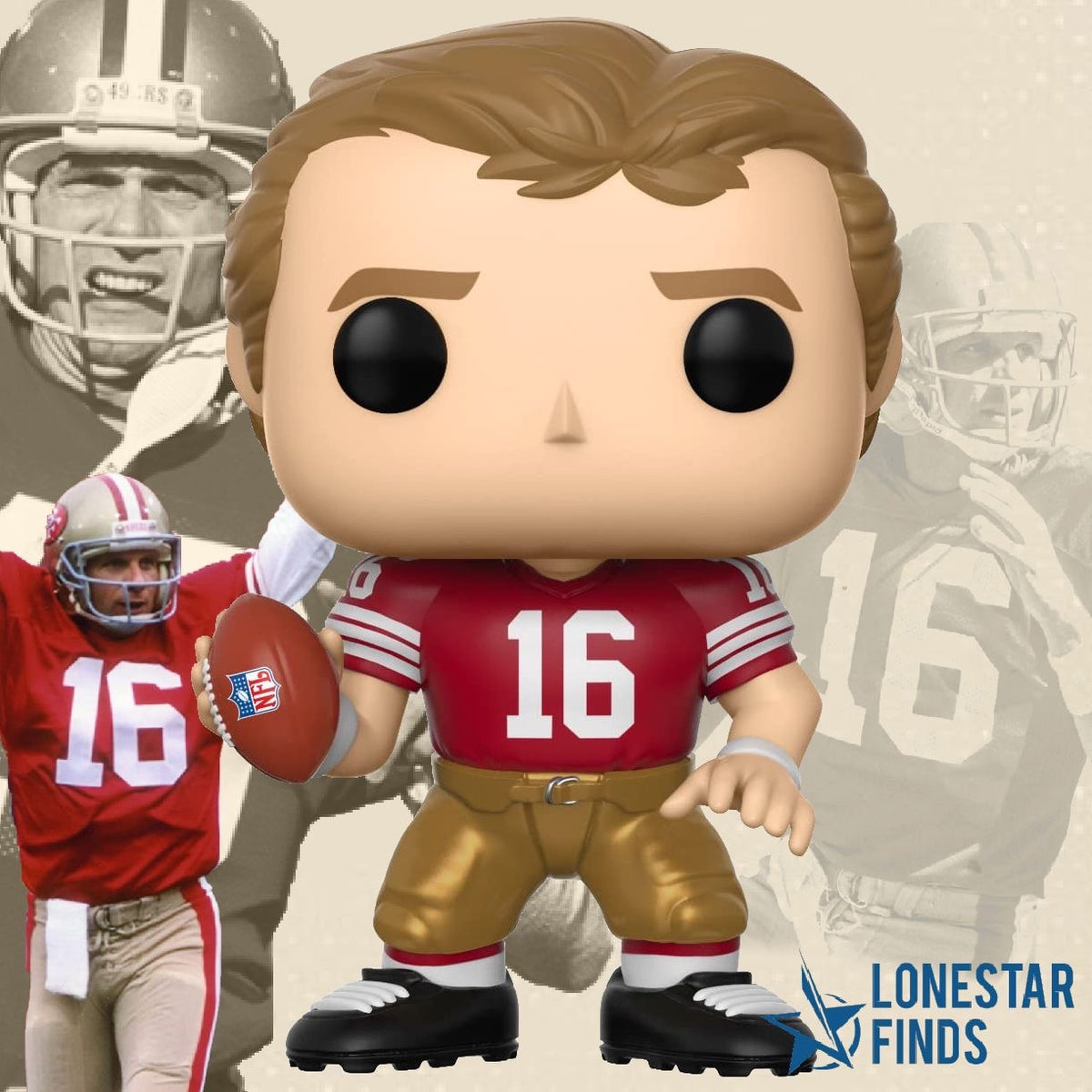 Funko POP! NFL Football Legends Joe Montana San Francisco 49ers Quarterback Figure #84!