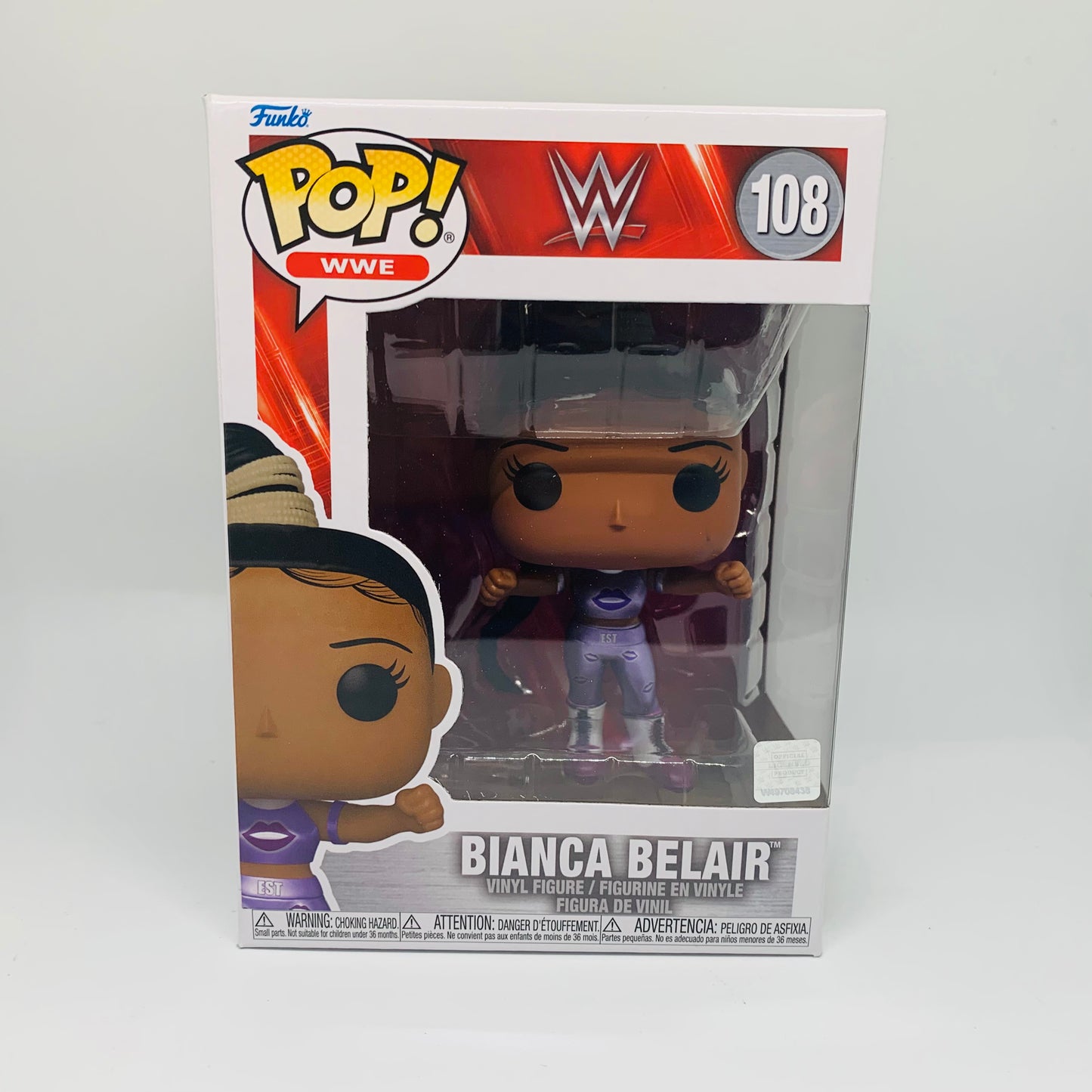 Funko Pop! WWE Bianca Bel Air (Wrestle Mania 37) Figure #108!