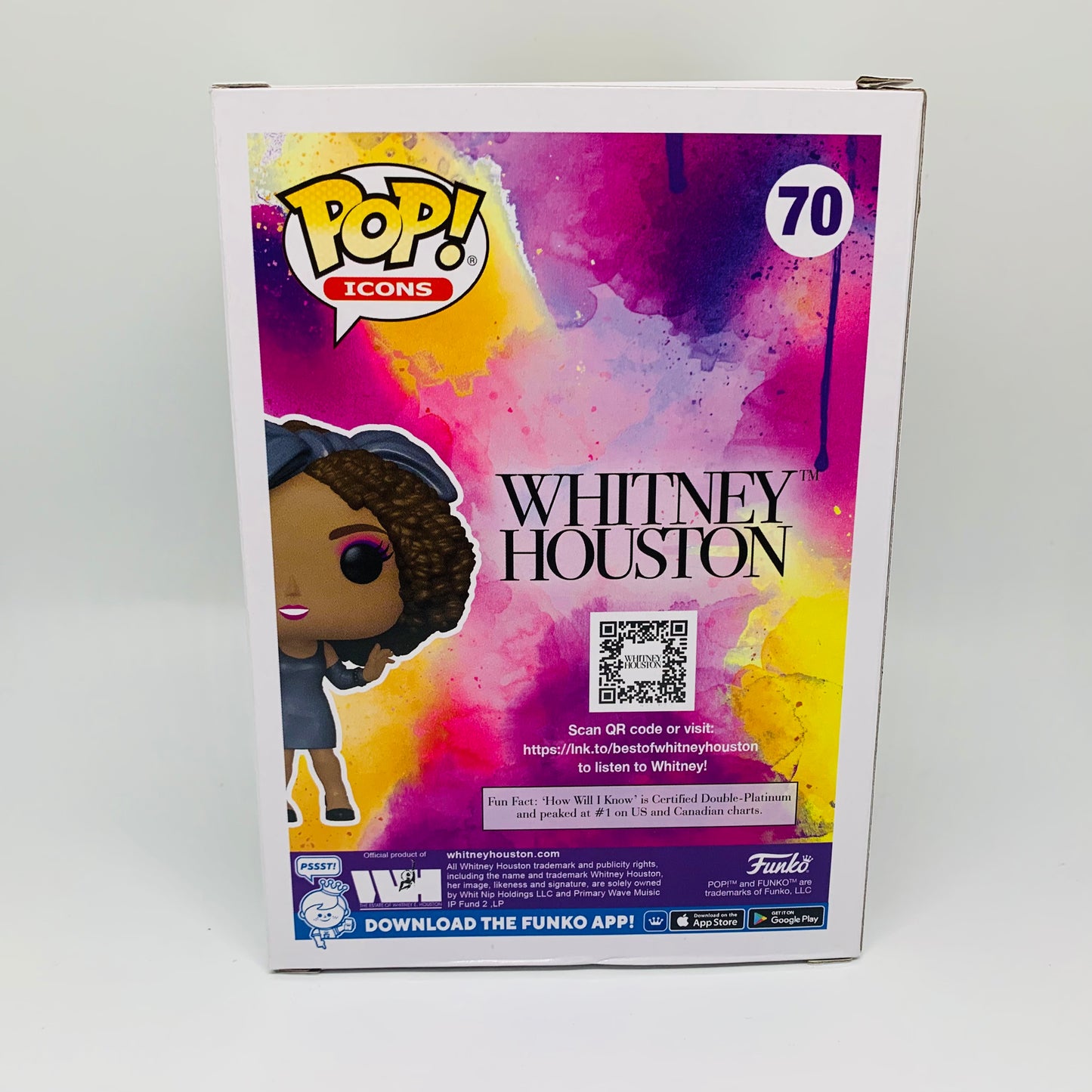 Funko POP! Music Whitney Houston Singer Figure #70!