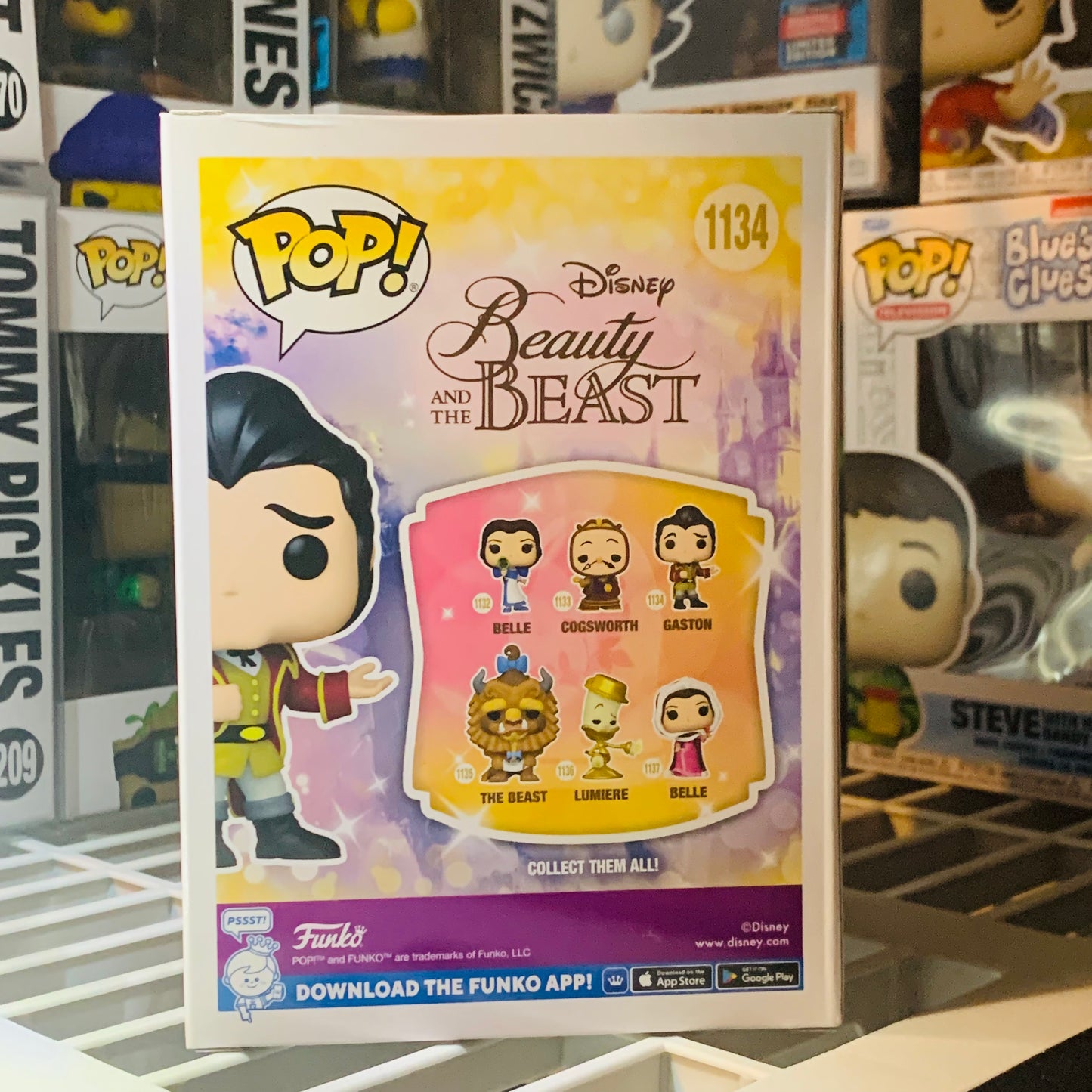 Funko POP! Disney Beauty & The Beast Gaston Figure #1134!
