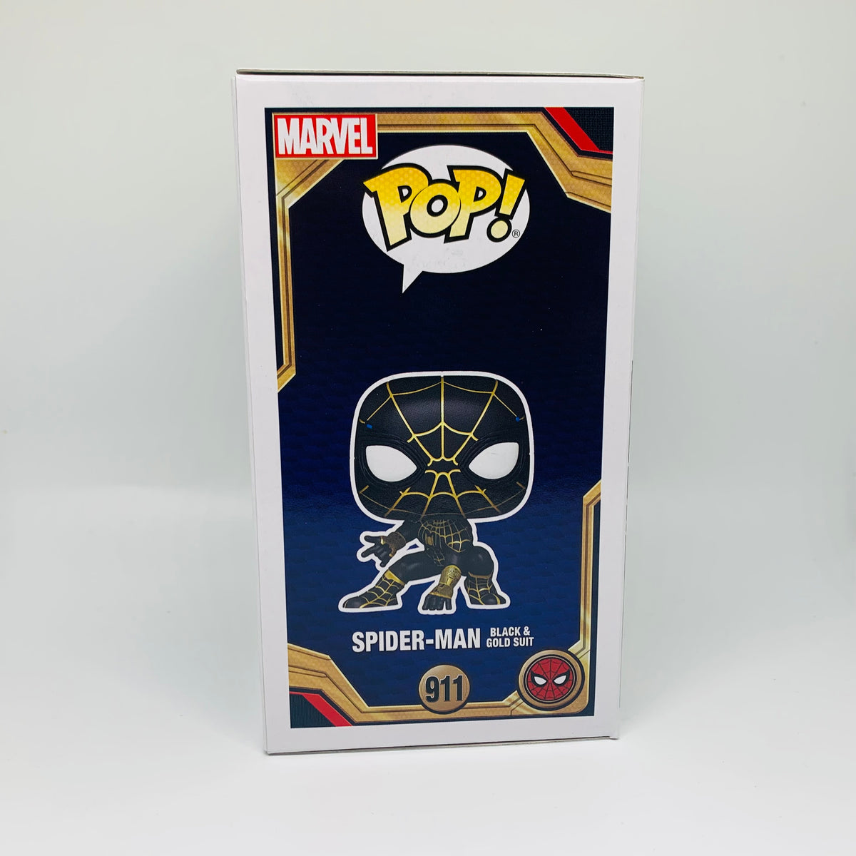 Funko Pop! Marvel Spider-Man No Way Home Black and Gold Suit Figure #911!